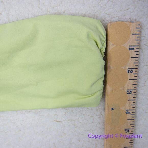 NEW Stone Fox Swim x Free‎ People lele knotted bandeau bikini top, size M - Picture 7 of 9